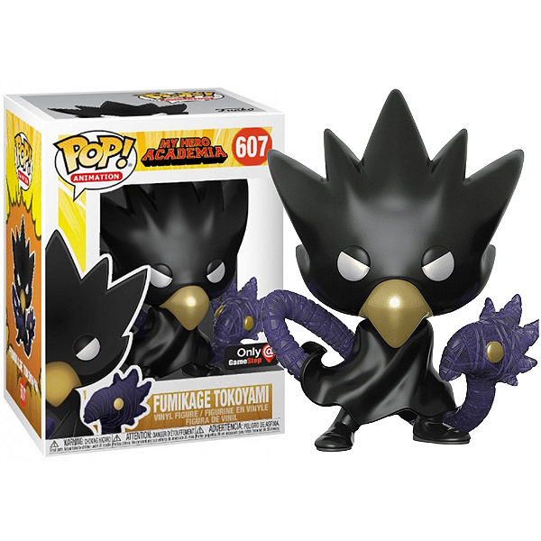 Funko Pop! Animation My Hero Academia Fumikage Tokoyami 607 Exclusivo Metallic