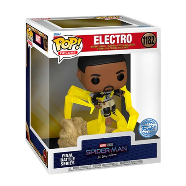 Funko Pop! Deluxe Marvel Homem Aranha / Spider Man Electro 1182 Exclusivo