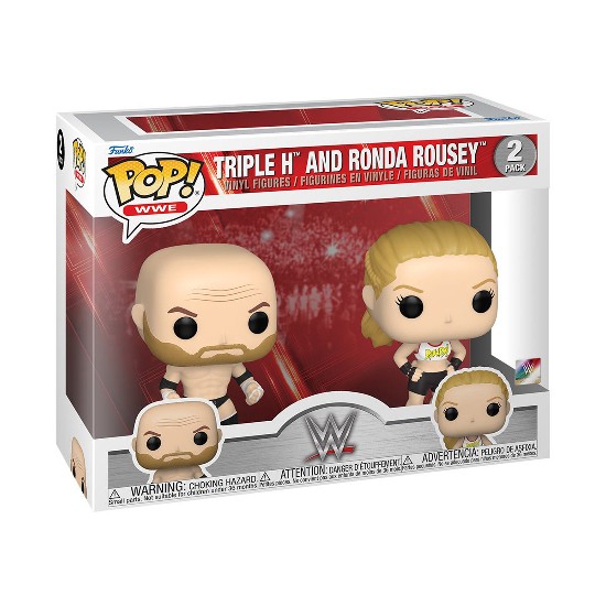 Funko Pop! WWE Triple H and Ronda Rousey 2 Pack Exclusivo