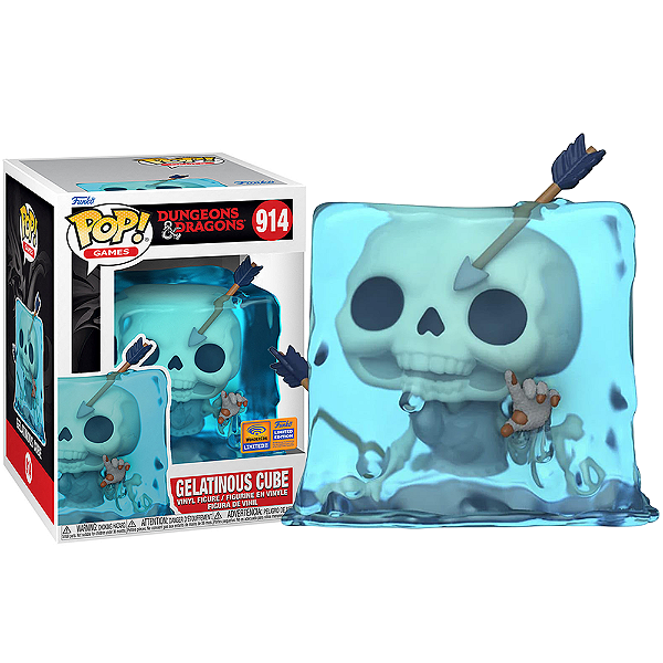 Funko Pop! Games Dungeons & Dragons Gelatinous Cube 914 Exclusivo Glow