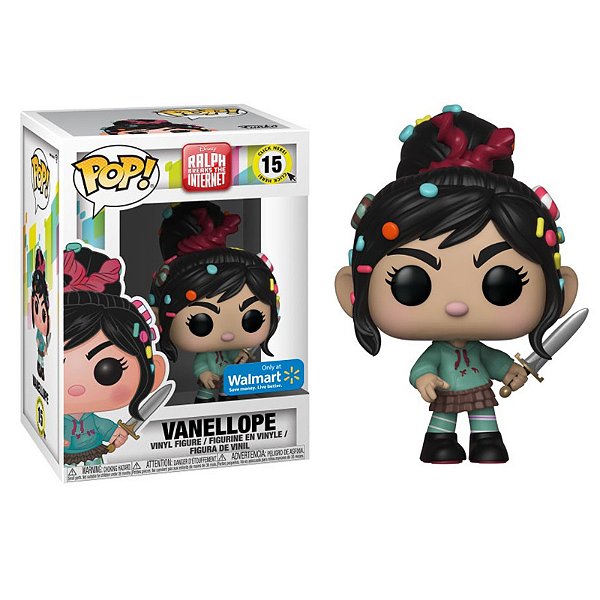 Funko Pop! Filme Disney Detona Ralph Wreck-It Ralph Vanellope 15 Exclusivo