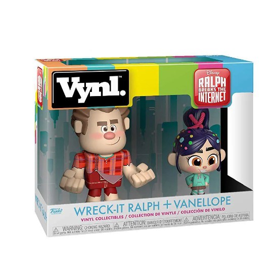 Funko Vynl! Filme Disney Detona Ralph Wreck-It Ralph & Vanellope 2 Pack