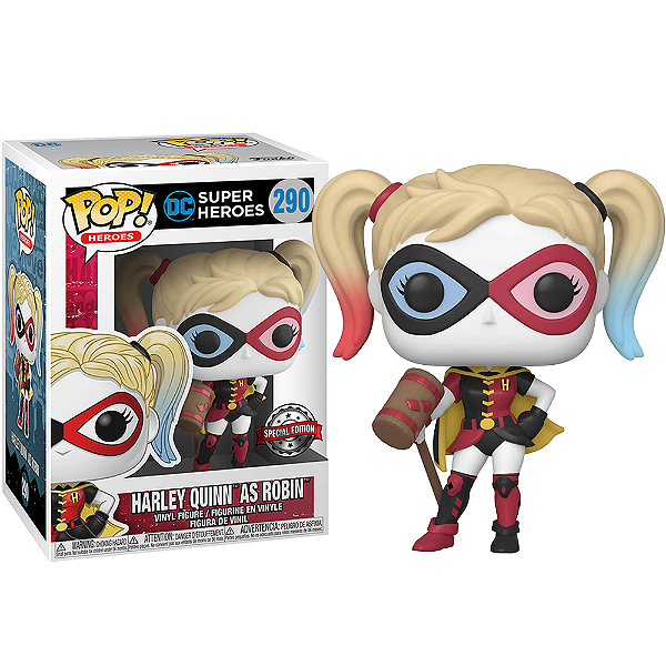 Funko Pop! Dc Comics Arlequina / Harley Quinn As Robin 290 Exclusivo