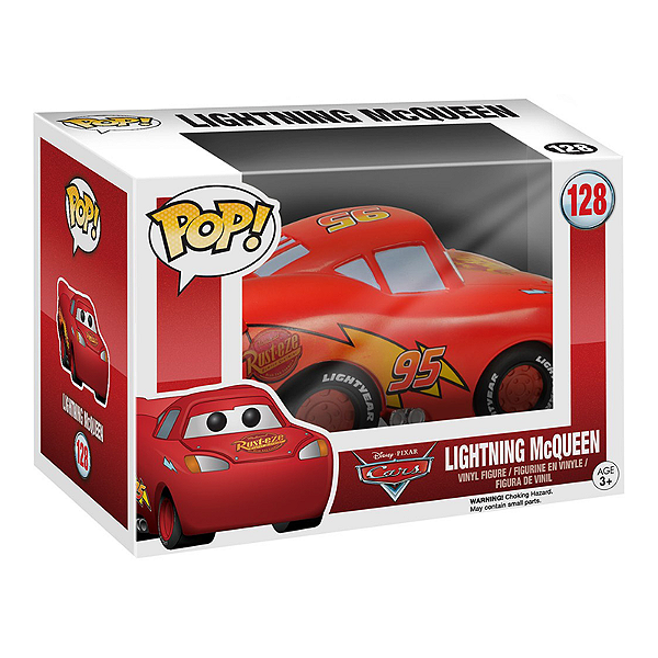 Funko Pop! Filme Disney Carros Lightning Mcqueen 128