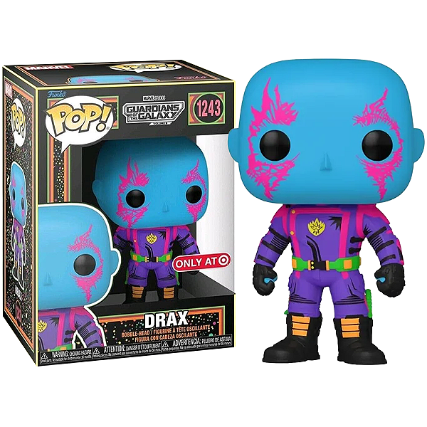 Funko Pop! Filme Marvel Guardiões da Galáxia Drax 1243 Exclusivo