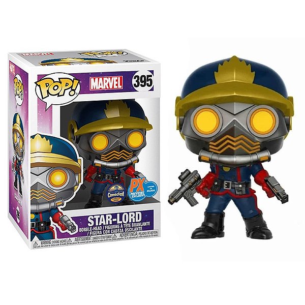 Funko Pop! Filme Marvel Guardiões da Galáxia / Guardians Of The Galaxy Star Lord 395 Exclusivo