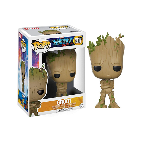 Funko Pop! Filme Marvel Guardiões da Galáxia Groot 207 Exclusivo
