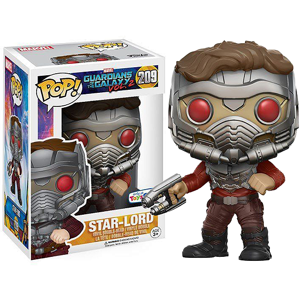 Funko Pop! Filme Marvel Guardiões da Galáxia Star Lord 209 Exclusivo