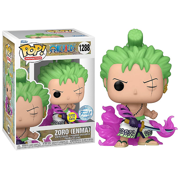 Funko Pop! Animation One Piece Zoro Enma 1288 Exclusivo Glow
