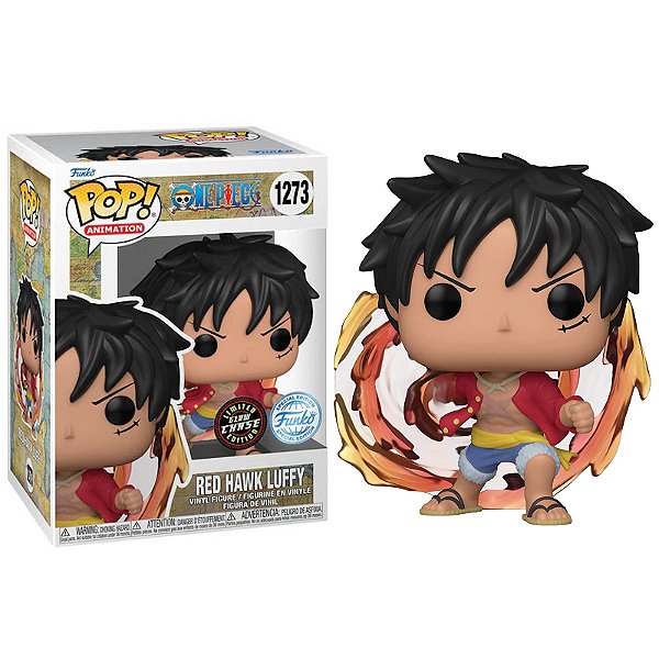 Funko Pop! Animation One Piece Red Hawk Luffy 1273 Exclusivo Glow Chase