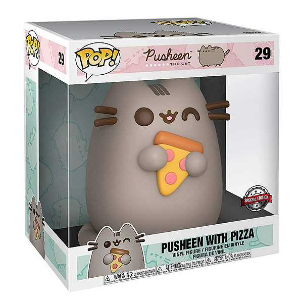 Funko Pop! Animation Pusheen With Pizza 29 Exclusivo 10 Polegadas