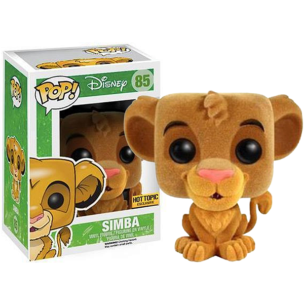Funko Pop! Disney O Rei Leao Simba 85 Exclusivo Flocked