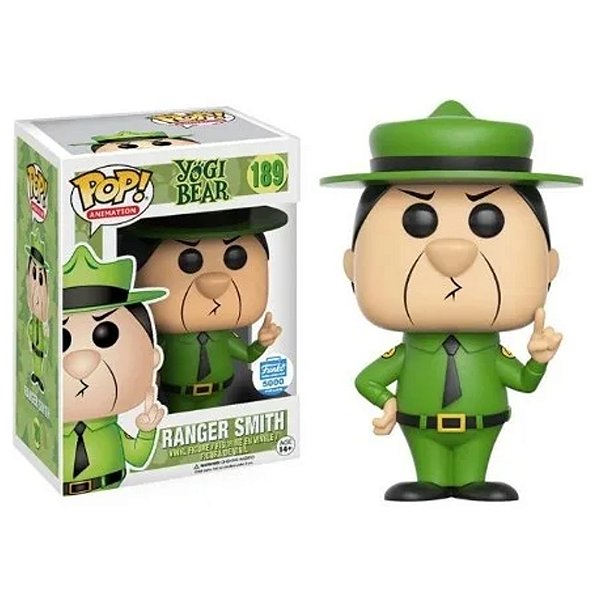 Funko Pop! Animation Yogi Bear Ranger Smith 189 Exclusivo