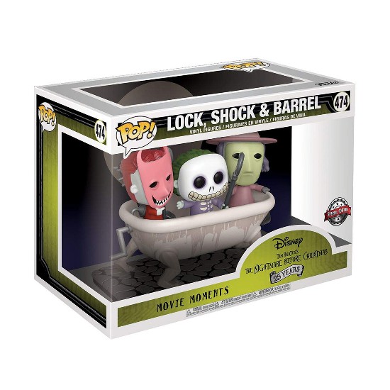 Funko Pop! Disney O Estranho Mundo de Jack Lock, Shock & Barrel 474 Exclusivo