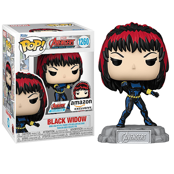 Funko Pop! Marvel Os Vingadores Viuva Negra / Black Widow 1260 Exclusivo