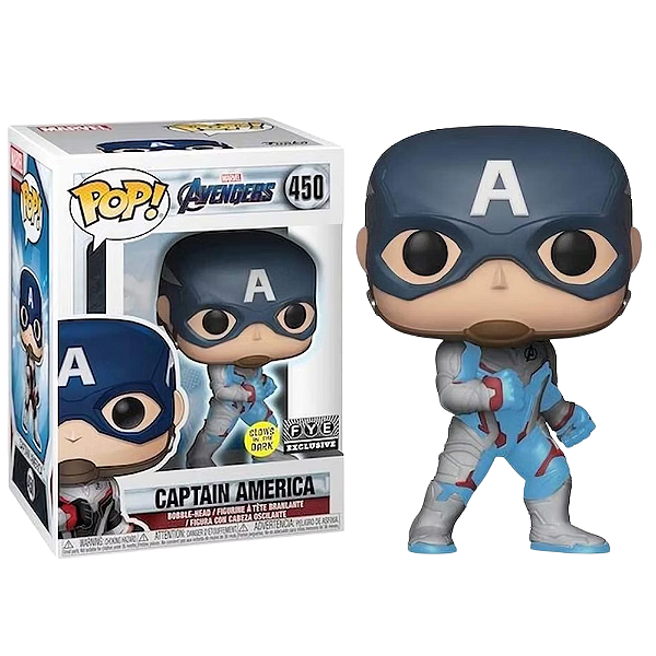Funko Pop! Marvel Capitão America / Captain America 450 Exclusivo Glow