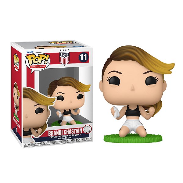 Funko Pop! Football / Futebol Feminino Sports Legends USA Brandi Chastain 11