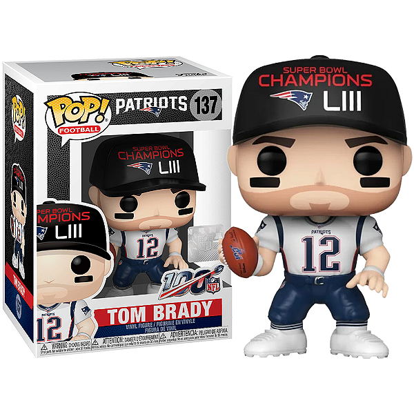 Funko Pop! Football NFL Patriots Tom Brady 137 Exclusivo