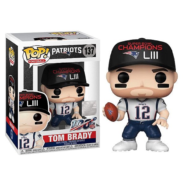 Funko Pop! Football NFL Patriots Tom Brady 137 Exclusivo