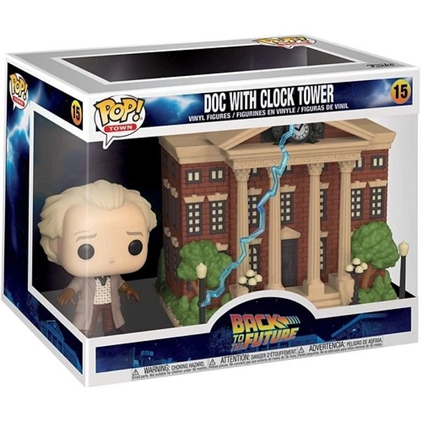 Funko Pop! Town Filme De Volta Para o Futuro / Back To The Future Doc With Clock Tower 15