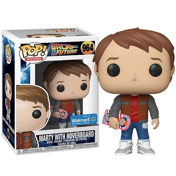 Funko Pop! Filme De Volta Para o Futuro Marty With Hoverboard 964 Exclusivo