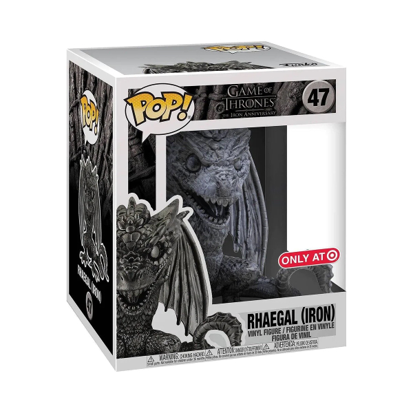 Funko Pop! Television Game Of Thrones Rhaegal Iron 47 Exclusivo