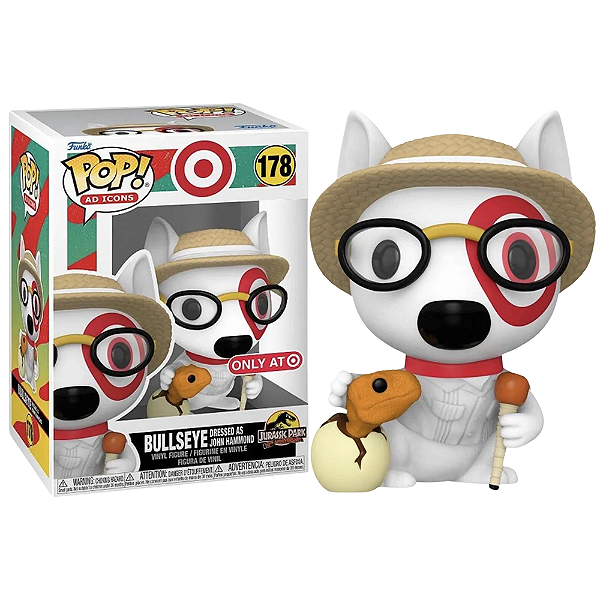 Funko Pop! Filme Jurassic Park Bullseye 178 Exclusivo