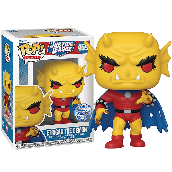 Funko Pop! Dc Comics Liga Da Justiça Etrigan The Demon 459 Exclusivo