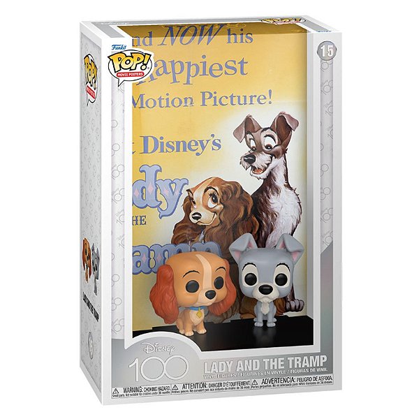 Funko Pop! Movie Posters Disney A Dama e o Vagabundo Lady And The Tramp 15