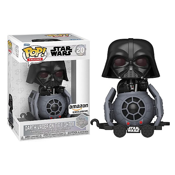 Funko Pop! Trains Television Star Wars Darth Vader'On Tie Fighter 20 Exclusivo
