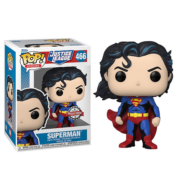 Funko Pop! Dc Comics Justice League Superman 466 Exclusivo