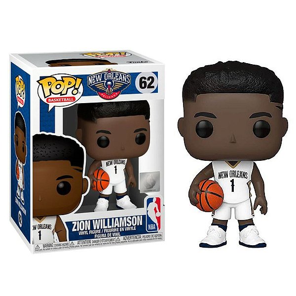 Funko Pop! Basketball NBA New Orleans Zion Williamson 62 Exclusivo