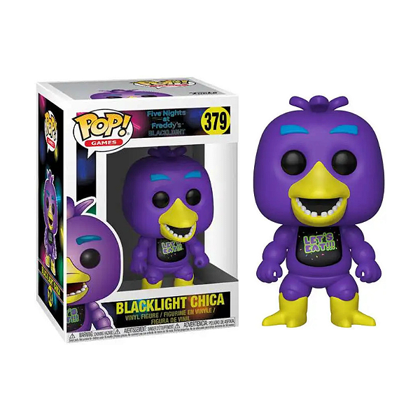 Funko Pop! Games Five Night's At Freddy's Blacklight Chica 379
