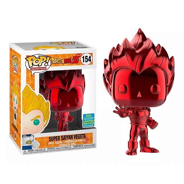 Funko Pop! Animation Dragon Ball Z Super Saiyan Vegeta 154 Exclusivo