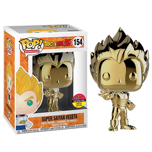 Funko Pop! Animation Dragon Ball Z Super Saiyan Vegeta 154 Exclusivo