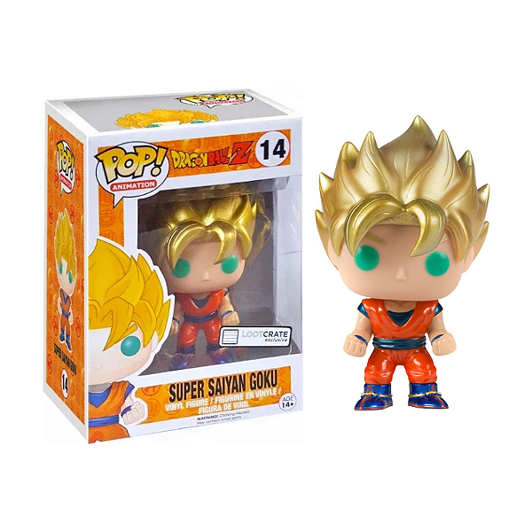 Funko Pop! Animation Dragon Ball Z Super Saiyan Goku 14 Exclusivo Metallic