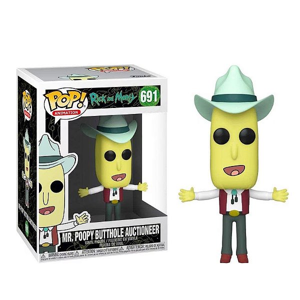 Funko Pop! Animation Rick And Morty Mr. Poopy Butthole Auctioneer 691