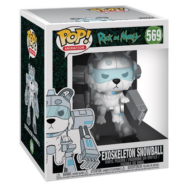 Funko Pop! Animation Rick And Morty Exoskeleton Snowball 569