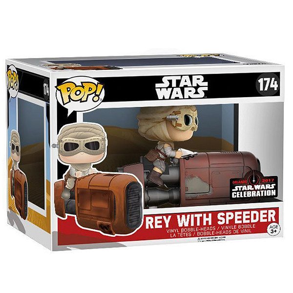 Funko Pop! Television Rides Star Wars Rey With Speeder 174 Exclusivo