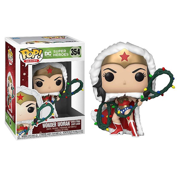 Funko Pop! Dc Comics Mulher Maravilha / Wonder Woman With String Light Lasso 354