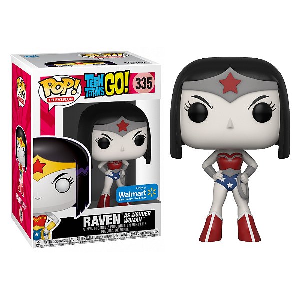 Funko Pop! Television Teen Titans Go Raven As Wonder Woman 335 Exclusivo