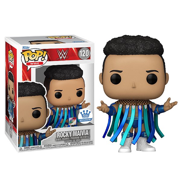 Funko Pop! WWE Rocky Maivia 120 Exclusivo Metallic