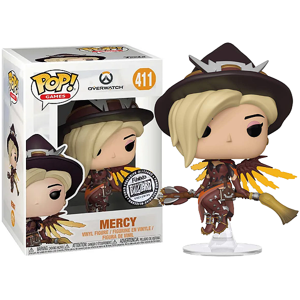 Funko Pop! Games Overwatch Mercy 411 Exclusivo