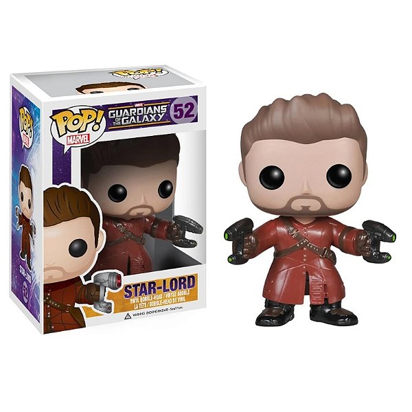 Funko Pop! Filme Marvel Guardiões da Galáxia / Guardians Of The Galaxy Star Lord 52