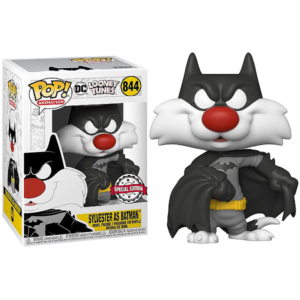 Funko Pop! Animation Looney Tunes Sylvester As Batman 844 Exclusivo