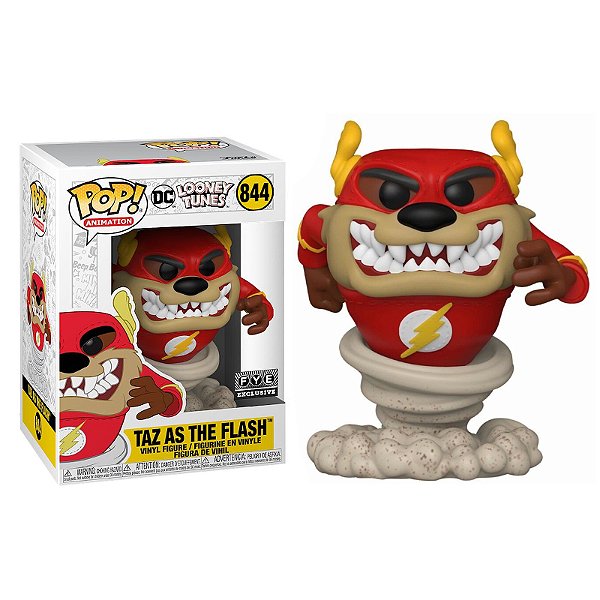 Funko Pop! Animation Looney Tunes Taz as The Flash 844 Exclusivo