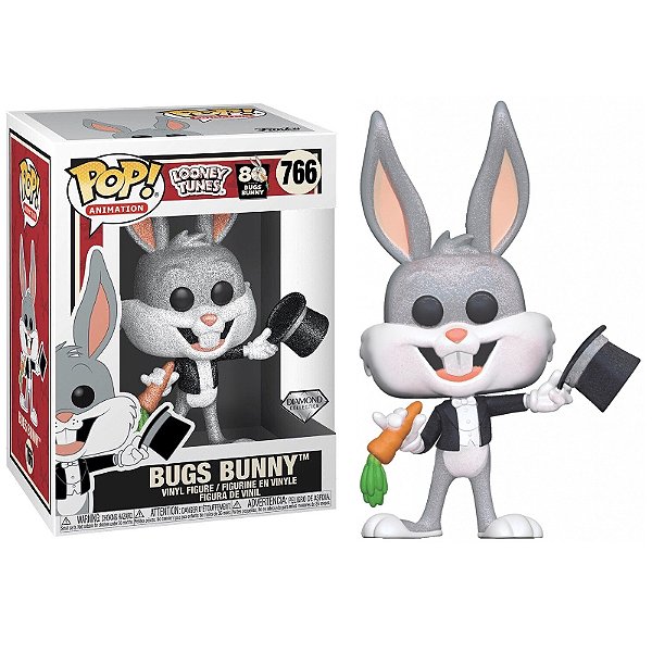 Funko Pop! Animation Looney Tunes Pernalonga Bugs Bunny 766 Exclusivo Diamond