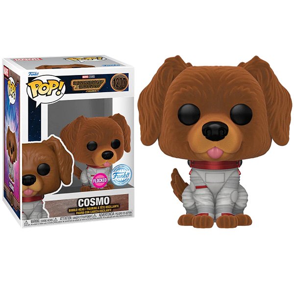 Funko Pop! Filme Marvel Guardiões da Galáxia / Guardians Of The Galaxy Cosmo 1207 Exclusivo Flocked