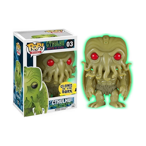 Funko Pop! Books Cthulhu Master Of R'lyeh Cthulhu 03 Exclusivo Glow
