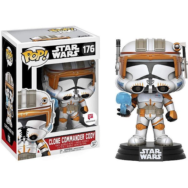 FunkoPop！176 CLONE COMMANDER CODY 限定版 Funko Pop! Star Wars Clone Commander Cody 176 Exclusivo